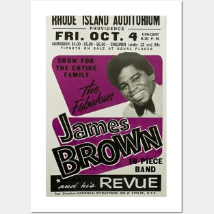 SOUL CONCERT JAMES BROWN Posters and Art